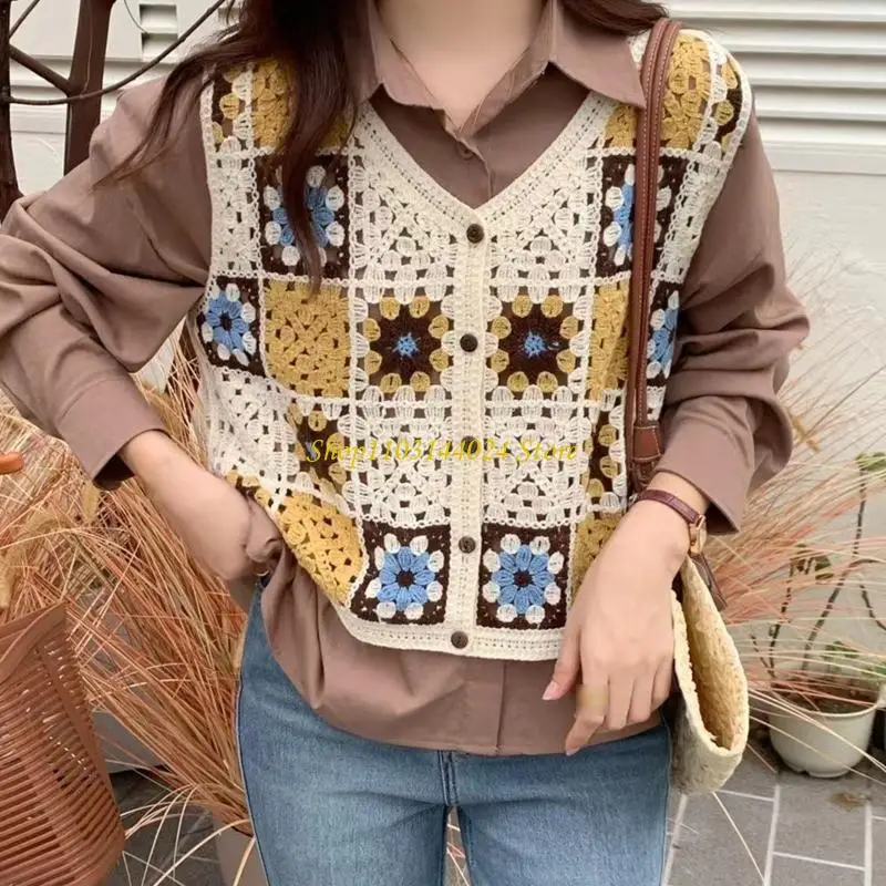 N5KE Fashion Women Knit Flowers Cardigan Tops Loose Hollow Sweater Summer Fall Daily
N5KE Fashion Women Knit Flowers Cardigan Tops Loose Hollow Sweater Summer Fall Daily