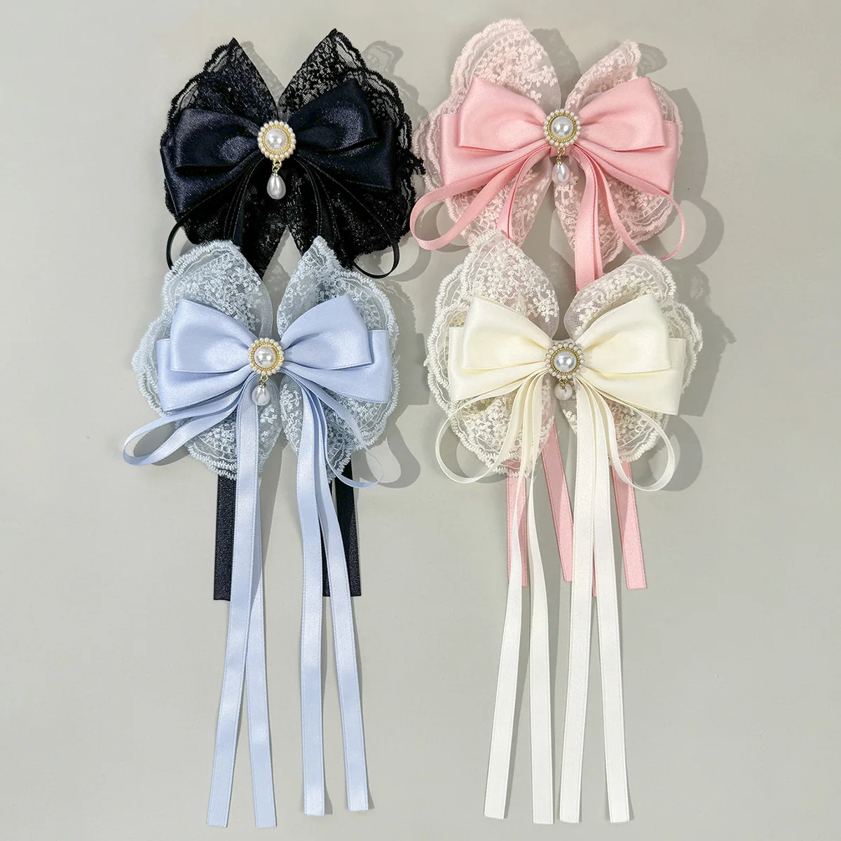 20 Pcs, 5.71" Fashion Lace Ribbon Bow Hair Clip For Girls Boutique Headwear Hairgrips Long Tassel Ponytail Clip Hair Accessories
20 Pcs, 5.71" Fashion Lace Ribbon Bow Hair Clip For Girls Boutique Headwear Hairgrips Long Tassel Ponytail Clip Hair Accessories