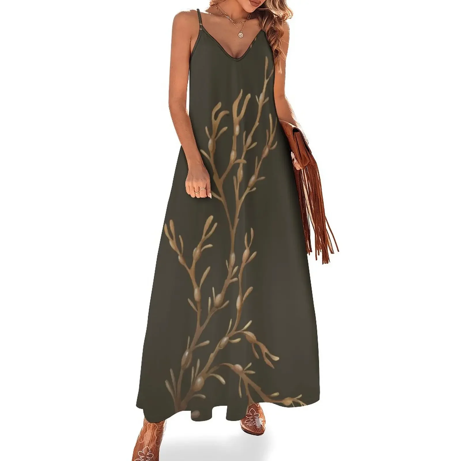Knotted Wrack Sleeveless Dress Woman dresses Dress for pregnant women loose women's dress
Knotted Wrack Sleeveless Dress Woman dresses Dress for pregnant women loose women's dress