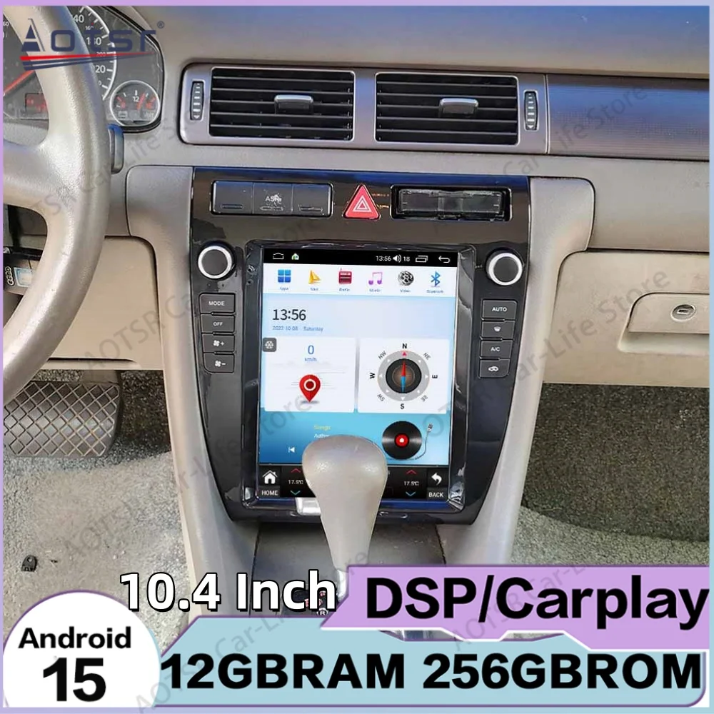 Android 15 For Audi A6 1999~2003 Vertical Screen Multimedia CAR GPS Navigation Stereo Radio Wifi Carplay Mirror Link Head Unit
Android 15 For Audi A6 1999~2003 Vertical Screen Multimedia CAR GPS Navigation Stereo Radio Wifi Carplay Mirror Link Head Unit