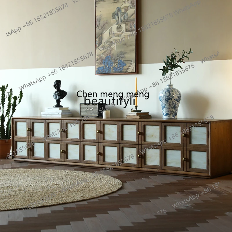 French Retro Cherrywood TV Cabinet Simple Combination Floor Living Room Audiovisual Cabinet Low Cabinet
French Retro Cherrywood TV Cabinet Simple Combination Floor Living Room Audiovisual Cabinet Low Cabinet