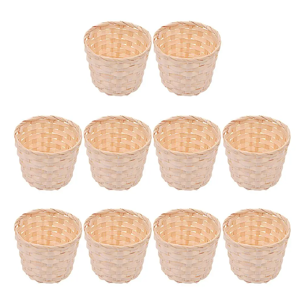 Bamboo Wood Woven Storage Baskets Retro Decor 10 Pcs Children Flower Food Basket Home Organization Snack Fruit Container
Bamboo Wood Woven Storage Baskets Retro Decor 10 Pcs Children Flower Food Basket Home Organization Snack Fruit Container