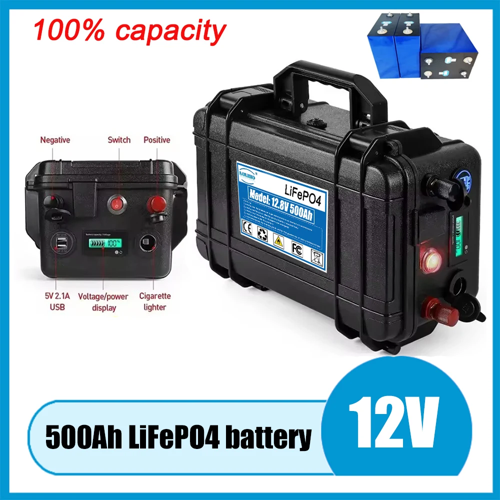 High-Capacity 12V 500Ah LiFePO4 Battery Pack – Waterproof for Golf Carts, Solar Storage, Inverters & RVs | Lithium Iron Phospha
High-Capacity 12V 500Ah LiFePO4 Battery Pack – Waterproof for Golf Carts, Solar Storage, Inverters & RVs | Lithium Iron Phospha