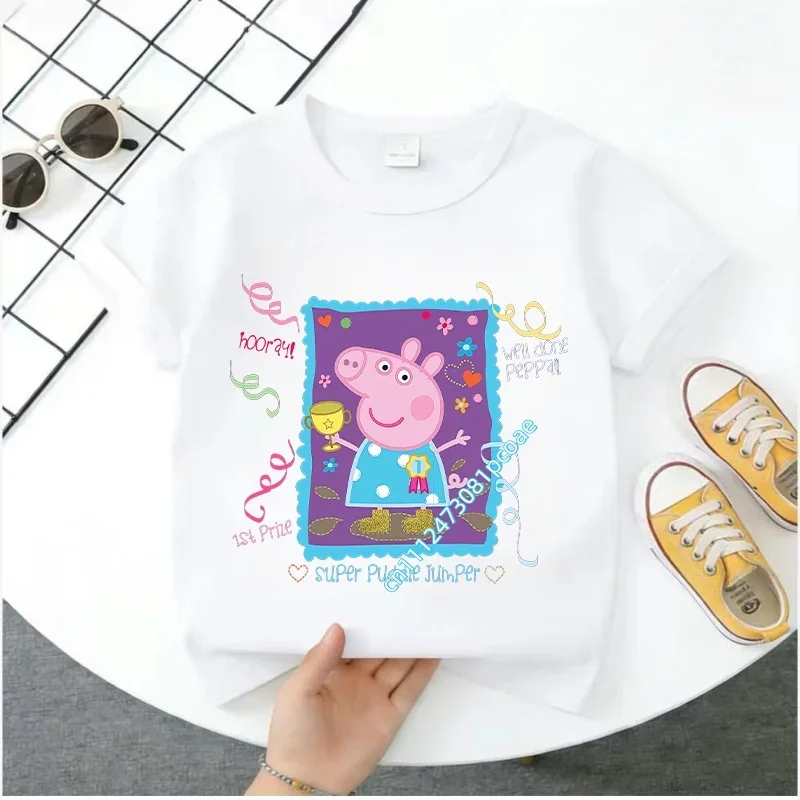 2026 Cute Peppa Pig Graphic Kids Tee, Soft Cotton Short Sleeve T Shirt, Unisex Toddler Summer Casual Children Daily Outfit
2026 Cute Peppa Pig Graphic Kids Tee, Soft Cotton Short Sleeve T Shirt, Unisex Toddler Summer Casual Children Daily Outfit