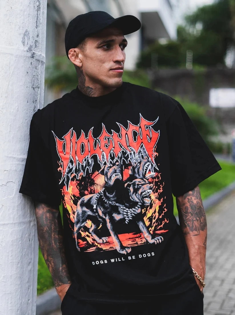 American Original Dogs of Hell Style T Shirt Men Y2K Harajuku Street Hip Hop Short Sleeved Gothic Oversized Fashion Trend Tops W
American Original Dogs of Hell Style T Shirt Men Y2K Harajuku Street Hip Hop Short Sleeved Gothic Oversized Fashion Trend Tops W