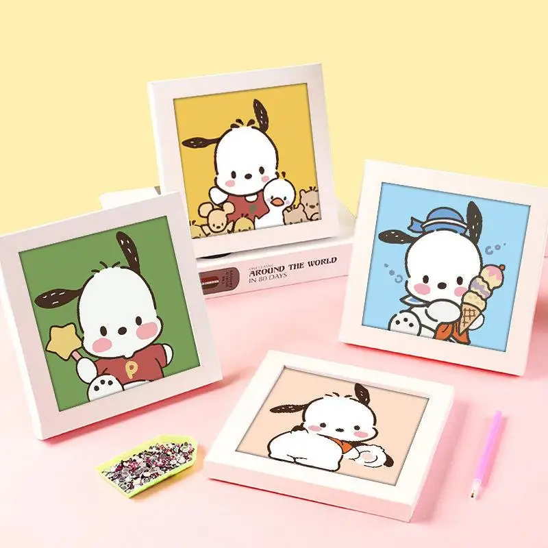 Kawaii Sanrio Pochacco Diamond Decal Cartoon Band Frame Students Diy Self-Made Full Bore Gifts To Girlfriend Shiny Diamond
Kawaii Sanrio Pochacco Diamond Decal Cartoon Band Frame Students Diy Self-Made Full Bore Gifts To Girlfriend Shiny Diamond