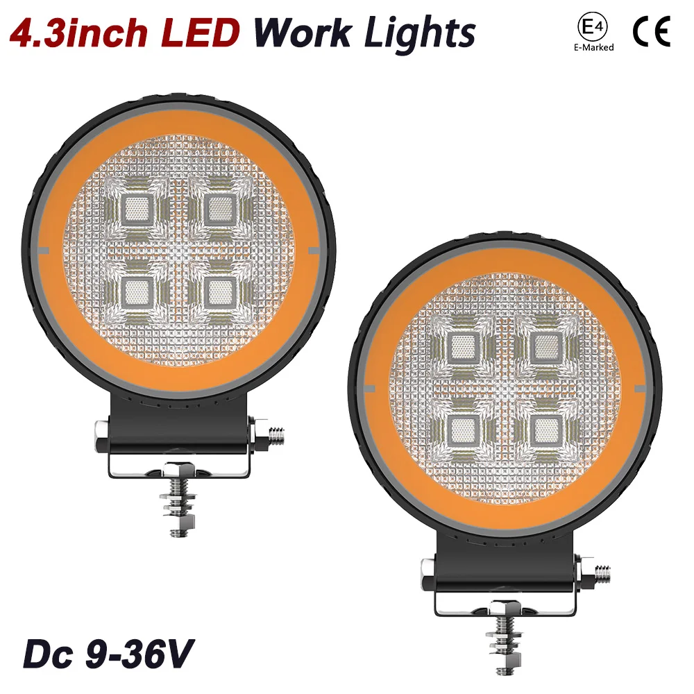 4.3" LED Work Light Bar 4x4Offroad Floodlight DC9-36V Led Headlights Driving Fog Lamp Amber Flash For Tractor ATV Car Acessorios
4.3" LED Work Light Bar 4x4Offroad Floodlight DC9-36V Led Headlights Driving Fog Lamp Amber Flash For Tractor ATV Car Acessorios