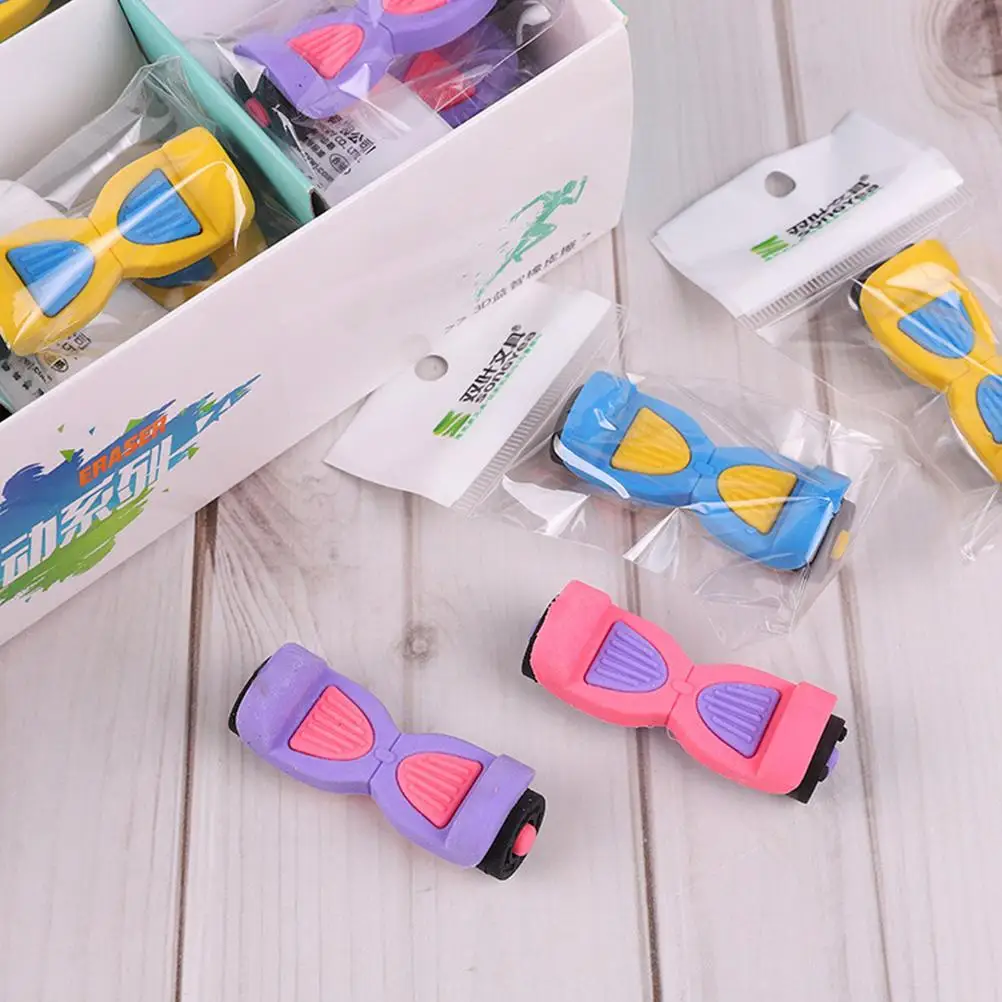 16 Pcs Mini Balance Car Shaped Erasers for Kids Classroom Prizes Children Study Stationery Gifts Safe Material
16 Pcs Mini Balance Car Shaped Erasers for Kids Classroom Prizes Children Study Stationery Gifts Safe Material