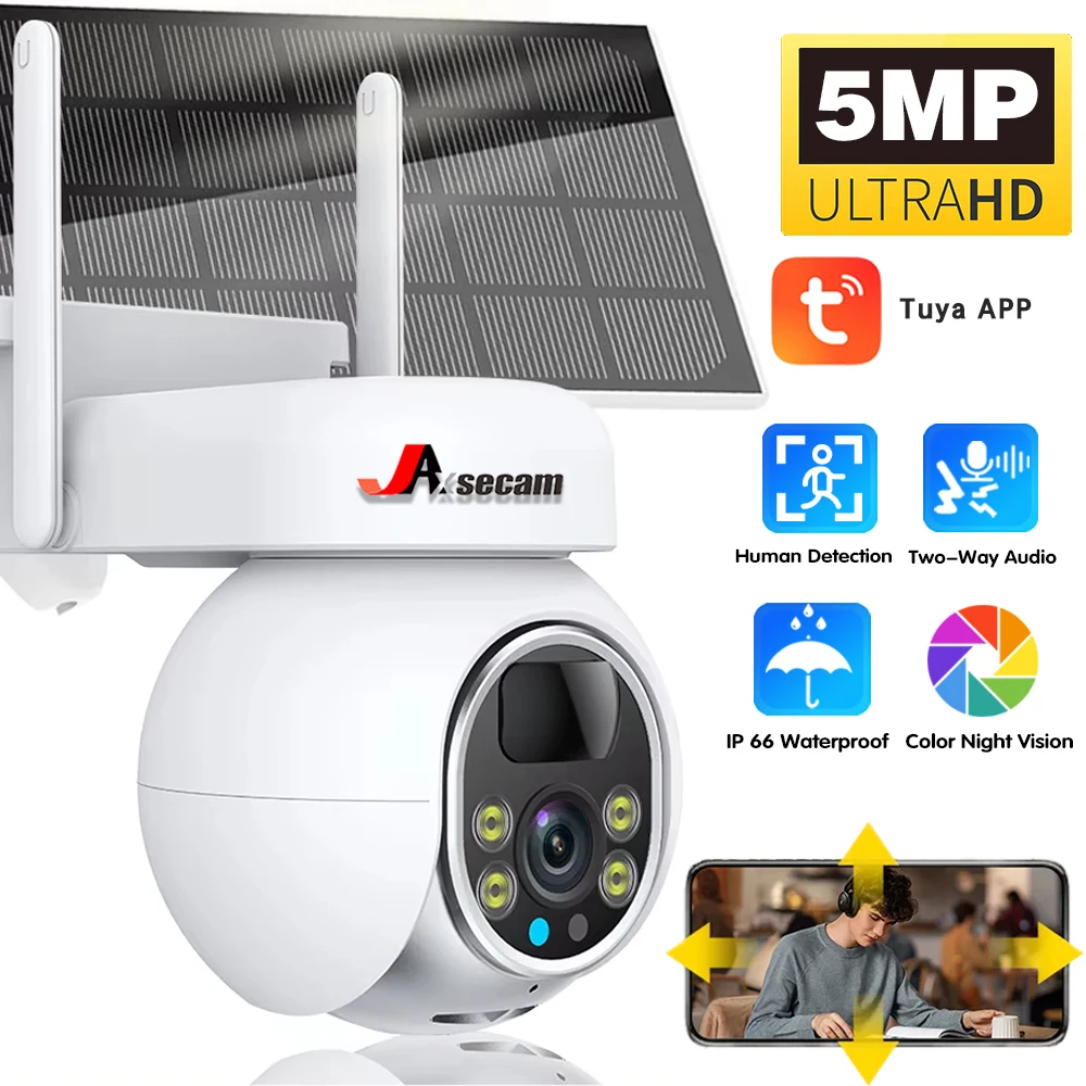 5MP Ultra-clear Waterproof Bidirectional Video Call 360 Degree Panoramic Intelligent Wireless Solar Energy Photography Monitor
5MP Ultra-clear Waterproof Bidirectional Video Call 360 Degree Panoramic Intelligent Wireless Solar Energy Photography Monitor