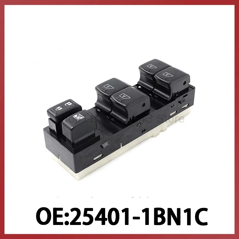 25401-1BN1C for 07-12 Infiniti Automotive Glass Regulator Switch Power Window Switch
25401-1BN1C for 07-12 Infiniti Automotive Glass Regulator Switch Power Window Switch