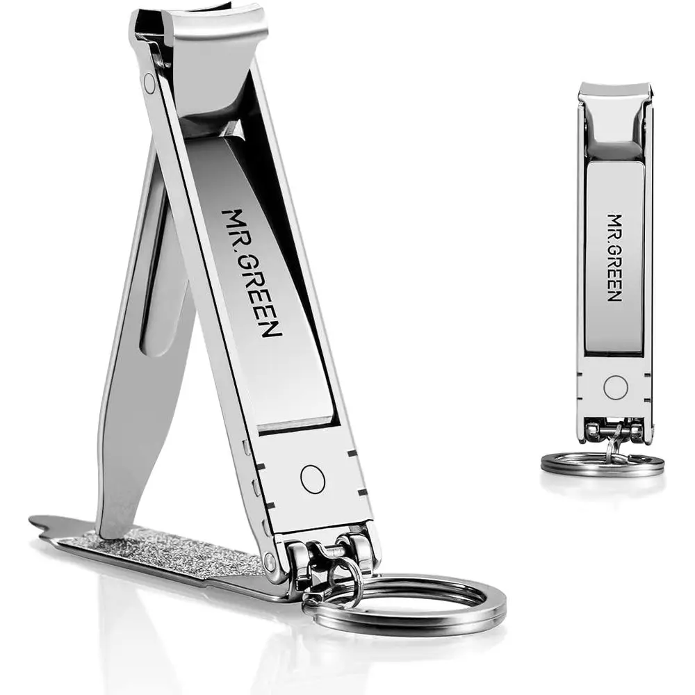 Portable Stainless Steel Nail Clippers with Nail File - Compact Manicure Tool for Travel
Portable Stainless Steel Nail Clippers with Nail File - Compact Manicure Tool for Travel