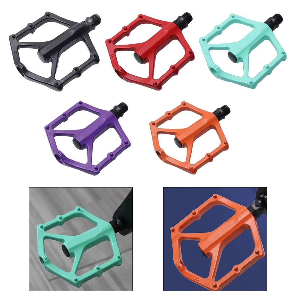 Aluminum Alloy Mountain Bike Pedals with Double Bearing High Strength Lightweight and Easy to Use for All Cyclists 
Aluminum Alloy Mountain Bike Pedals with Double Bearing High Strength Lightweight and Easy to Use for All Cyclists