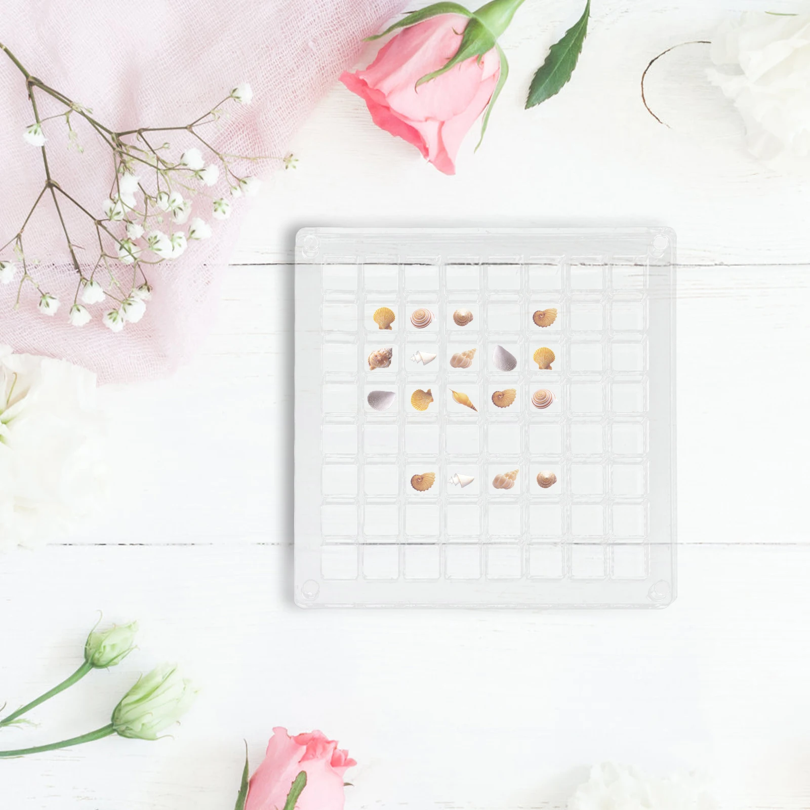 2Pcs Acrylic Box Seashell Display Frame 36 64Grids Clear Storage ganizer Trinket Seashell ganizer Box Decorative
2Pcs Acrylic Box Seashell Display Frame 36 64Grids Clear Storage ganizer Trinket Seashell ganizer Box Decorative