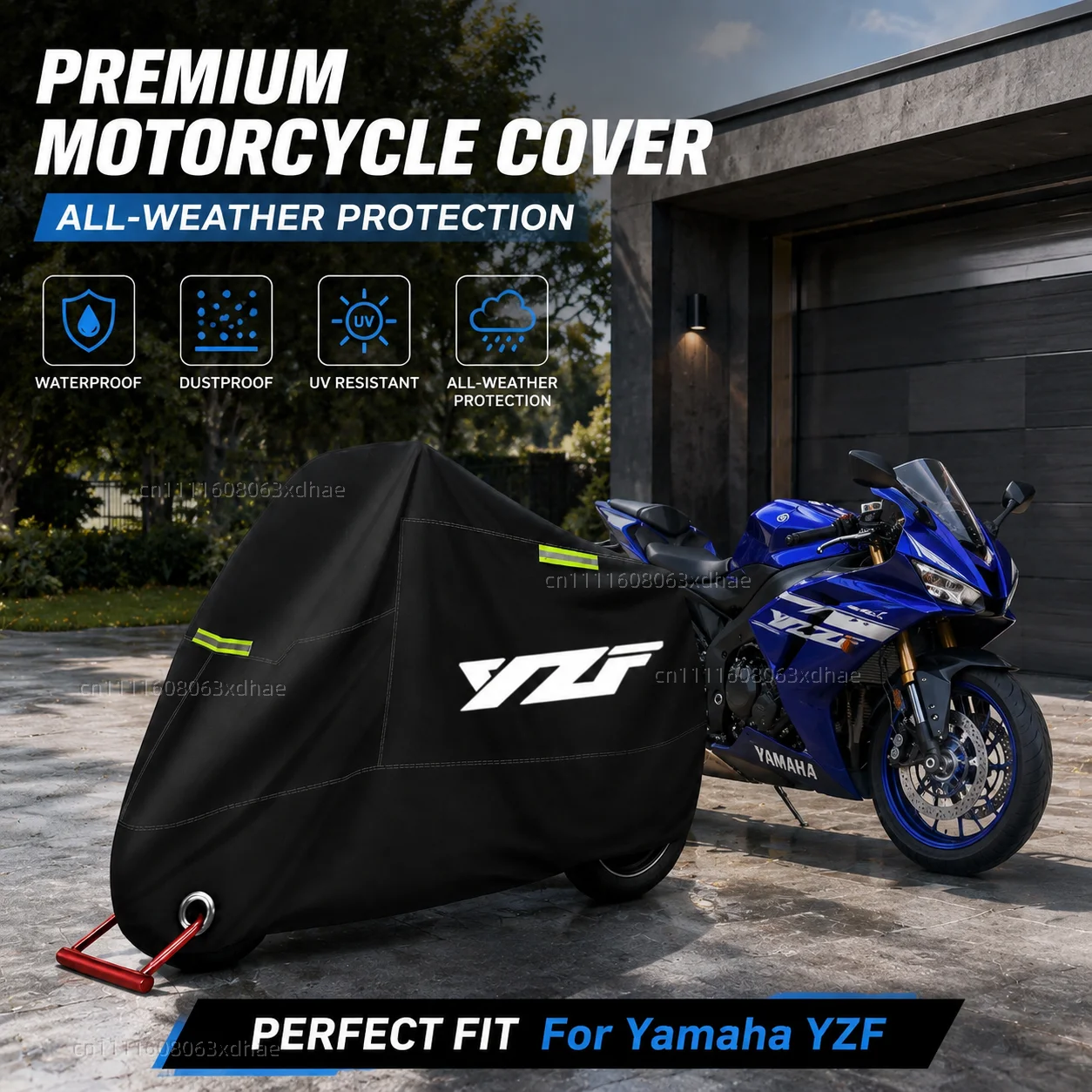 Motorcycle Cover All Season Waterproof Dust Rain UV Protection 190T Oxford Cloth For For Yamaha YZF R3 R25 R6 R1 2013-2019
Motorcycle Cover All Season Waterproof Dust Rain UV Protection 190T Oxford Cloth For For Yamaha YZF R3 R25 R6 R1 2013-2019