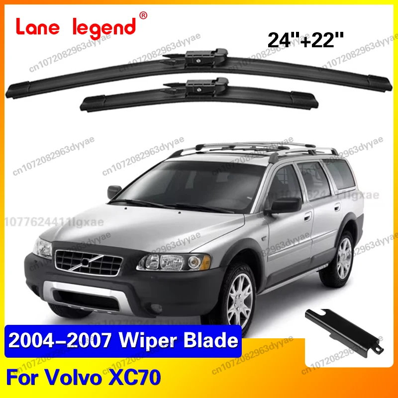 For Volvo XC70 2004 2005 2006 2007 Front Windshield Wiper Blades 2pcs Windscreen Window Accessories 24"+22"
For Volvo XC70 2004 2005 2006 2007 Front Windshield Wiper Blades 2pcs Windscreen Window Accessories 24"+22"