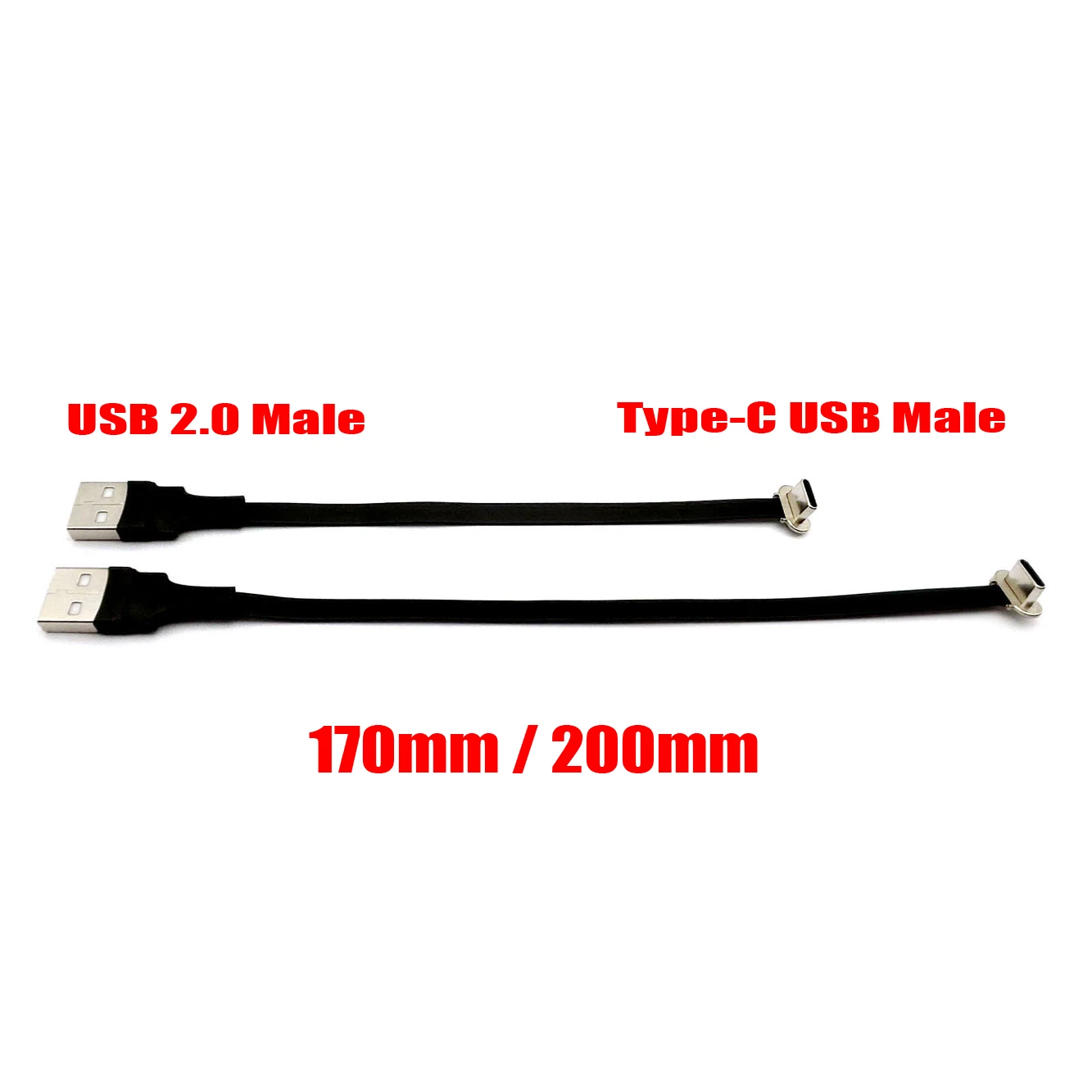 1pcs 20CM 17CM USB-C Type C Male UP Down Angled 90 Degree to USB 2.0 Male Data Cable USB Type-c Flat Cable 200MM 170MM
1pcs 20CM 17CM USB-C Type C Male UP Down Angled 90 Degree to USB 2.0 Male Data Cable USB Type-c Flat Cable 200MM 170MM