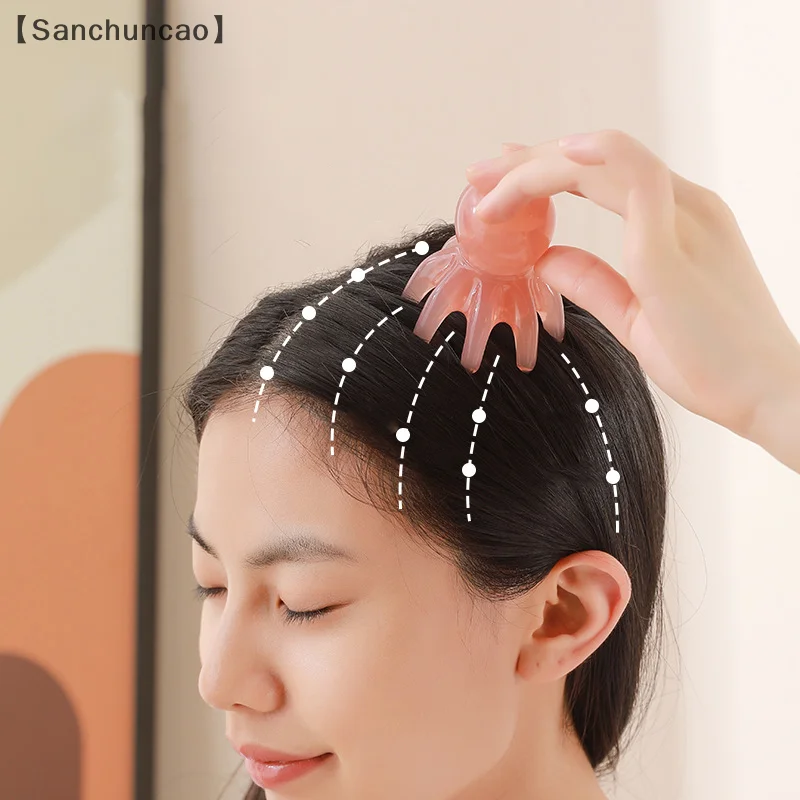 〔San〕 Jade Octopus Comb Scalp Gua Sha Resin Device 8Claws Therapy Relaxation Tool Portable Hair Care BodyMassage
〔San〕 Jade Octopus Comb Scalp Gua Sha Resin Device 8Claws Therapy Relaxation Tool Portable Hair Care BodyMassage