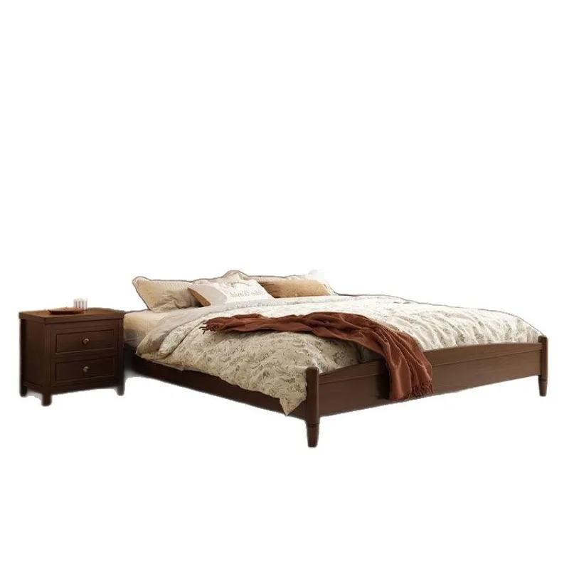 Solid wood bed double bed 1.5 meters 1.8 meters modern simple medieval apartment rental house bed
Solid wood bed double bed 1.5 meters 1.8 meters modern simple medieval apartment rental house bed