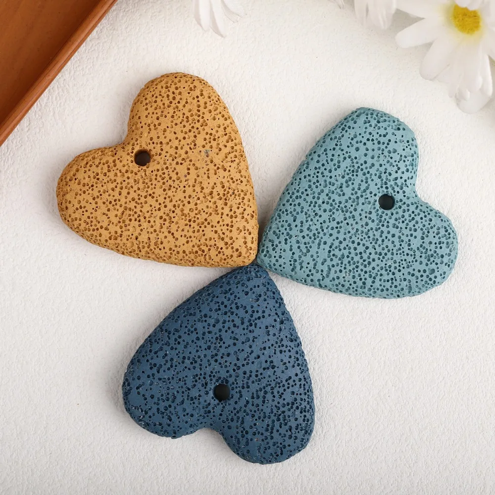 10 шт. больших простых подвесок в форме сердца из цветного лавового камня, диффузоров для эфирных масел, шармов для самостоятельного изготовления украшений, ожерелий для мужчин и женщин
10 шт. больших простых подвесок в форме сердца из цветного лавового камня, диффузоров для эфирных масел, шармов для самостоятельного изготовления украшений, ожерелий для мужчин и женщин