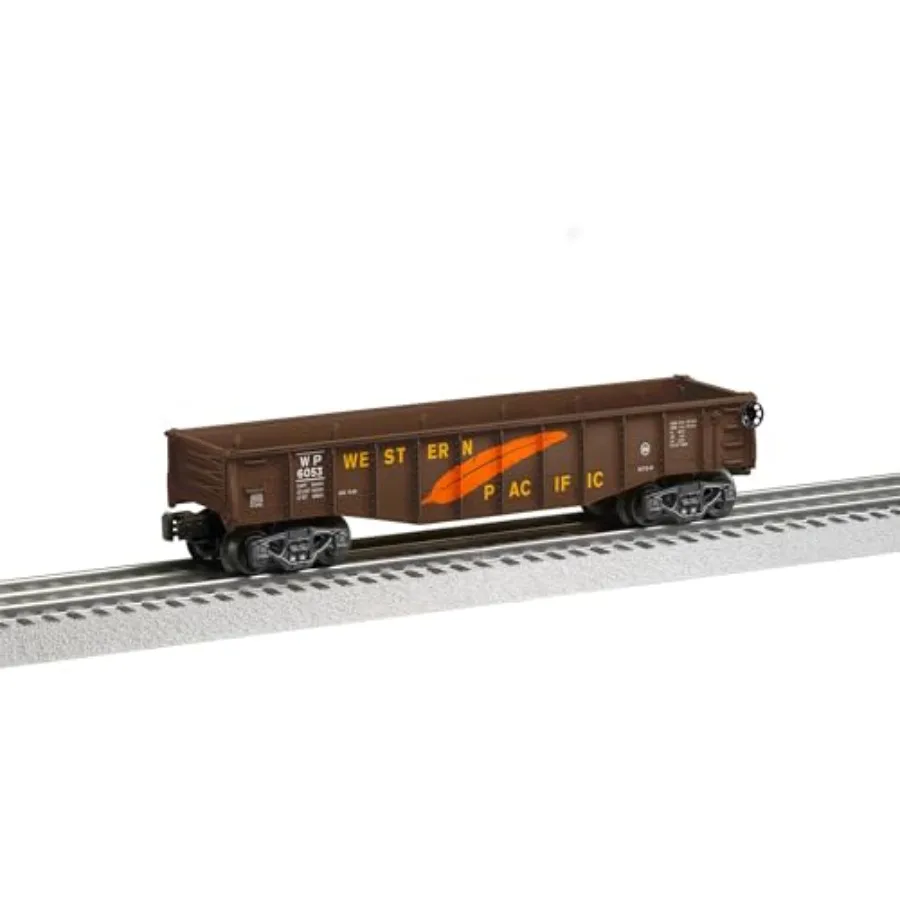 Western Pacific O Gauge Model Train Gondola Car Number 6053 for display and collection, metal body with black finish, realistic
Western Pacific O Gauge Model Train Gondola Car Number 6053 for display and collection, metal body with black finish, realistic