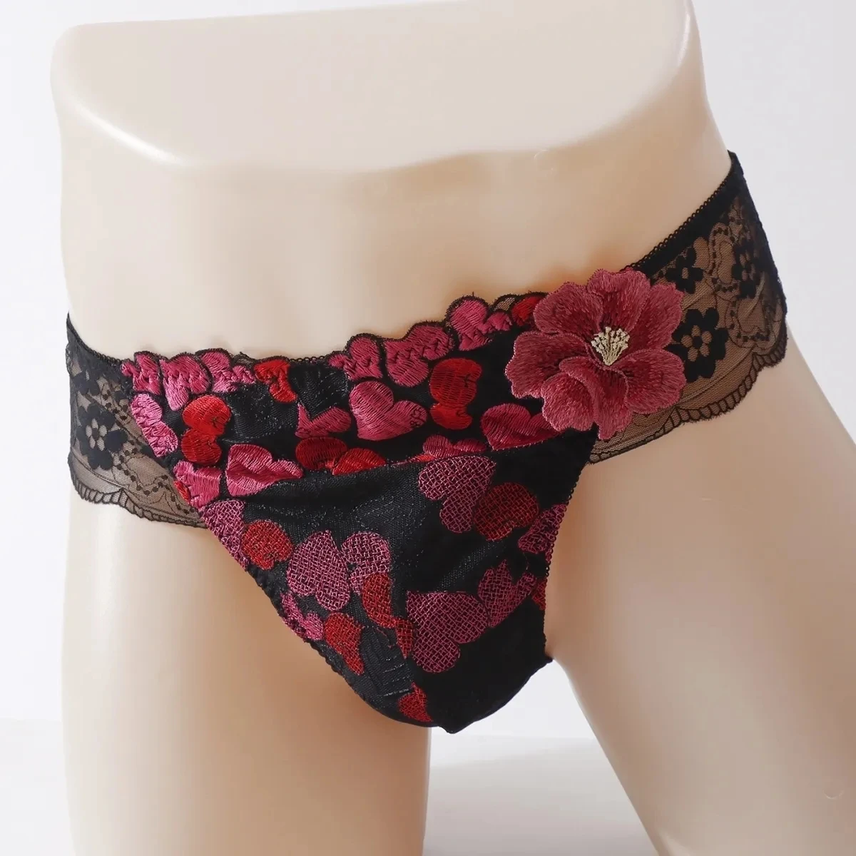 Man Full Lace T-briefs Panties
Man Full Lace T-briefs Panties