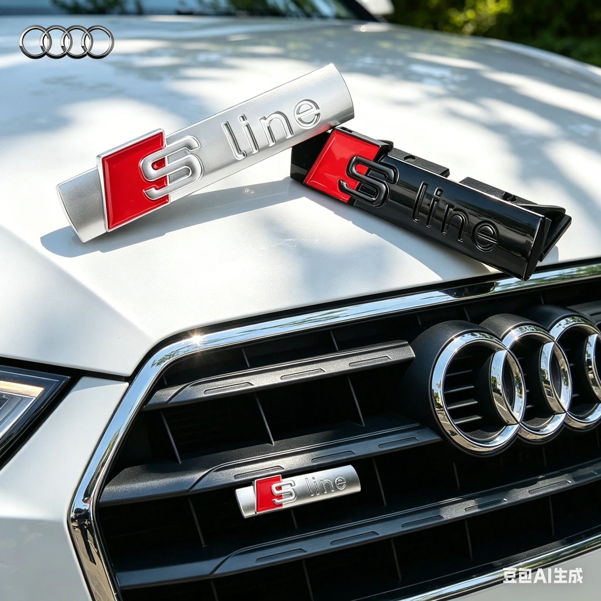 Car Styling Emblem Grill Front Hood Badge Grille Car Body Sticker for Audi SLine A3 A4 B8 8P 8V B6 A5 A6 C7 Q5 B9 B7 C6 A1 Q7 Q3
Car Styling Emblem Grill Front Hood Badge Grille Car Body Sticker for Audi SLine A3 A4 B8 8P 8V B6 A5 A6 C7 Q5 B9 B7 C6 A1 Q7 Q3