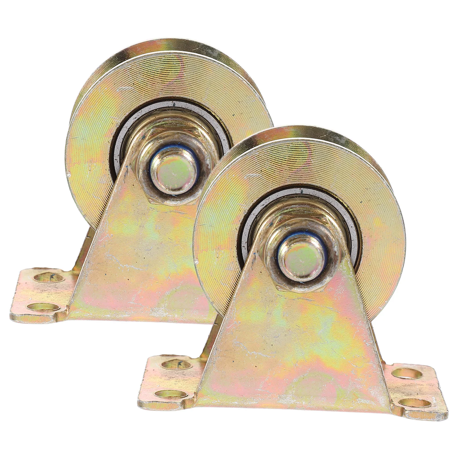 2Pcs Sliding Door Cable Pulley Wheel Heavy Duty Iron Hanging Wire Towing Pulley Ceiling Mount for Wardrobe Bookcase Kitchen Door
2Pcs Sliding Door Cable Pulley Wheel Heavy Duty Iron Hanging Wire Towing Pulley Ceiling Mount for Wardrobe Bookcase Kitchen Door