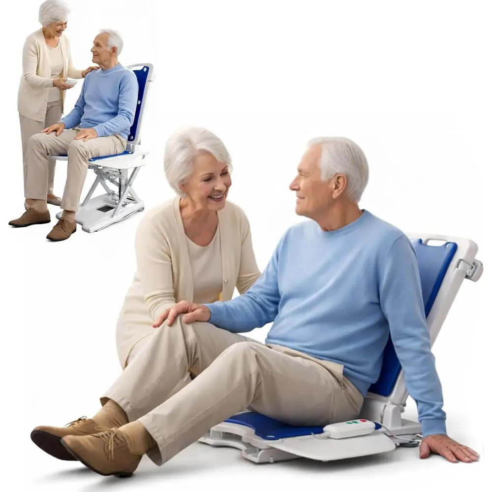 Powerful Premium Lift Chair Supports Up to 310 lbs, Push Button Stand Assistance, Made and Serviced in USA
Powerful Premium Lift Chair Supports Up to 310 lbs, Push Button Stand Assistance, Made and Serviced in USA