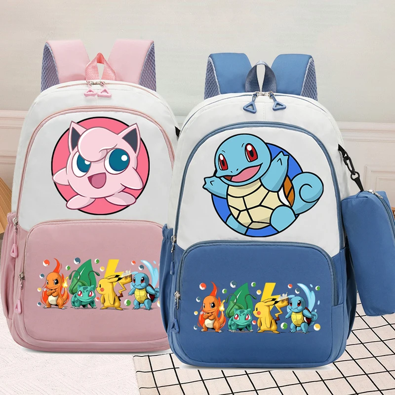 2pcs Pokemons Schoolbag with Pencil Case for Students Pikachu Fashion Backpack Boys Girls Book Stationery Storage Schoolbags
2pcs Pokemons Schoolbag with Pencil Case for Students Pikachu Fashion Backpack Boys Girls Book Stationery Storage Schoolbags