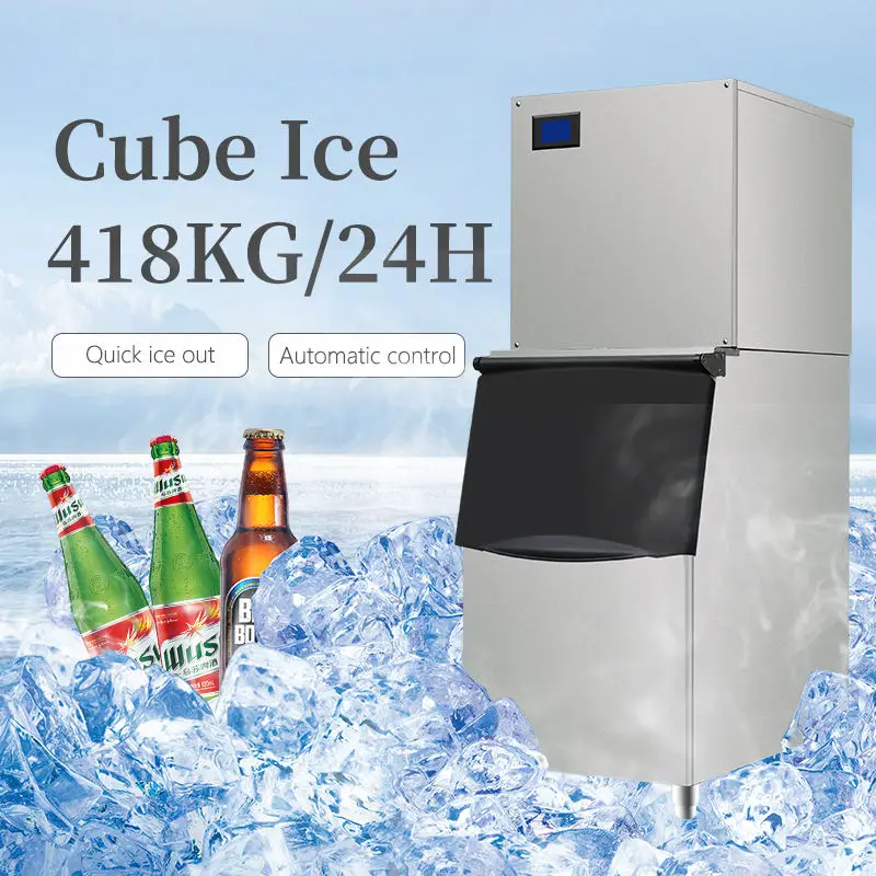 Stainless Steel Free Stand Automatic Cube Ice Machine With Ice Dispenser Maker Moon/Cube Ice ZBJ-418L
Stainless Steel Free Stand Automatic Cube Ice Machine With Ice Dispenser Maker Moon/Cube Ice ZBJ-418L