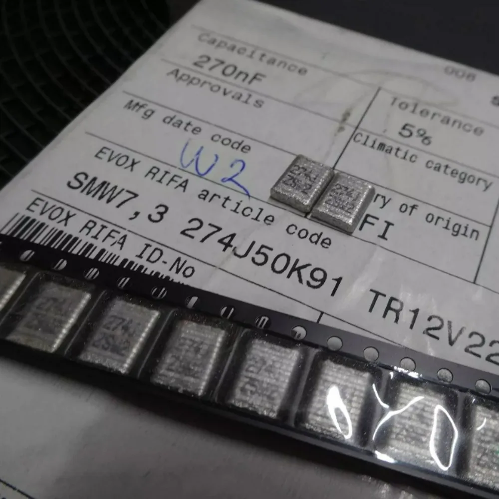 10pcs/lot SMW7.3 SMD2824 0.27uf 50V 270nF u27 274 J Brand New Surface Mount Film Capacitor
10pcs/lot SMW7.3 SMD2824 0.27uf 50V 270nF u27 274 J Brand New Surface Mount Film Capacitor
