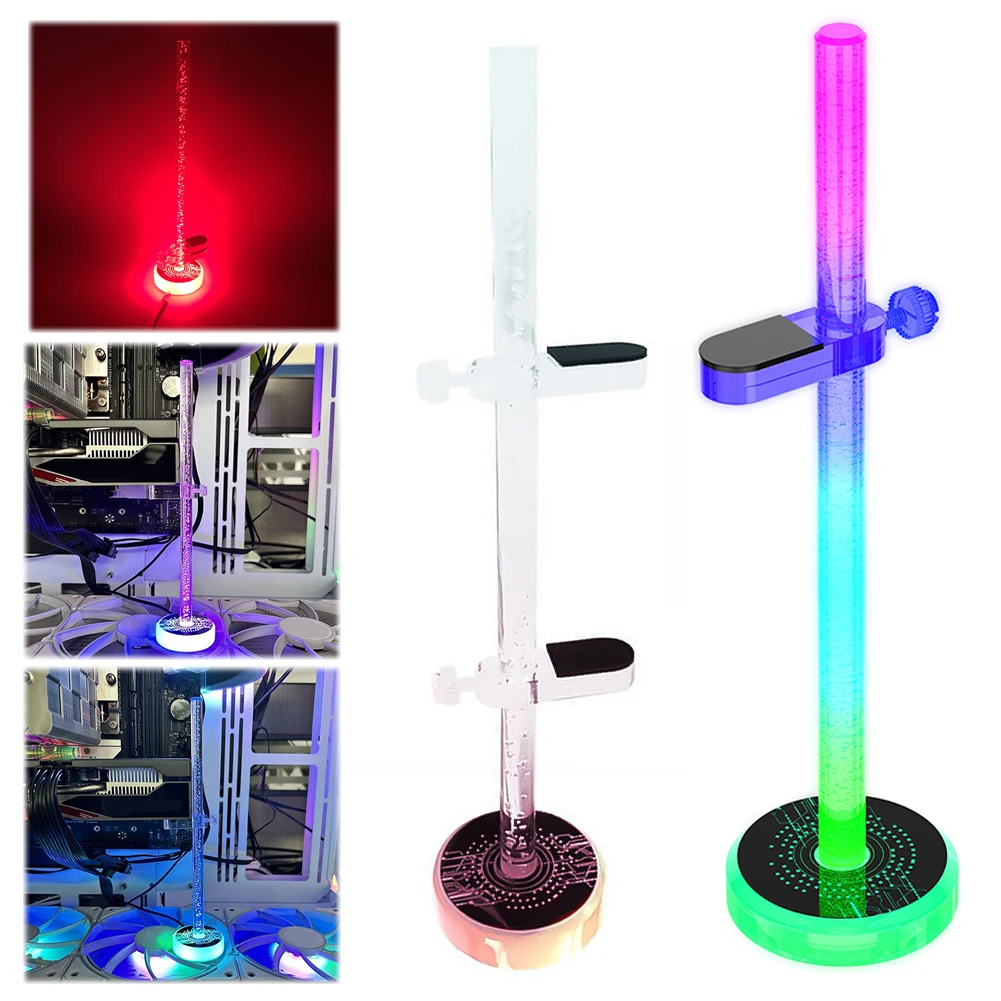 5V 3Pin ARGB VGA Graphics Card Support Included Spirit Level Height Adjustable Graphics Card VGA GPU Holder Desktop PC Accessory
5V 3Pin ARGB VGA Graphics Card Support Included Spirit Level Height Adjustable Graphics Card VGA GPU Holder Desktop PC Accessory