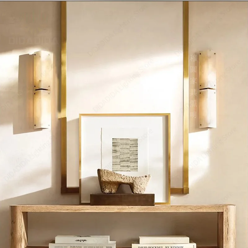 American Luxury Marble Wall Light Brass Black Dimmable Lustre for Hotel Bar Restaurant Living Room
American Luxury Marble Wall Light Brass Black Dimmable Lustre for Hotel Bar Restaurant Living Room