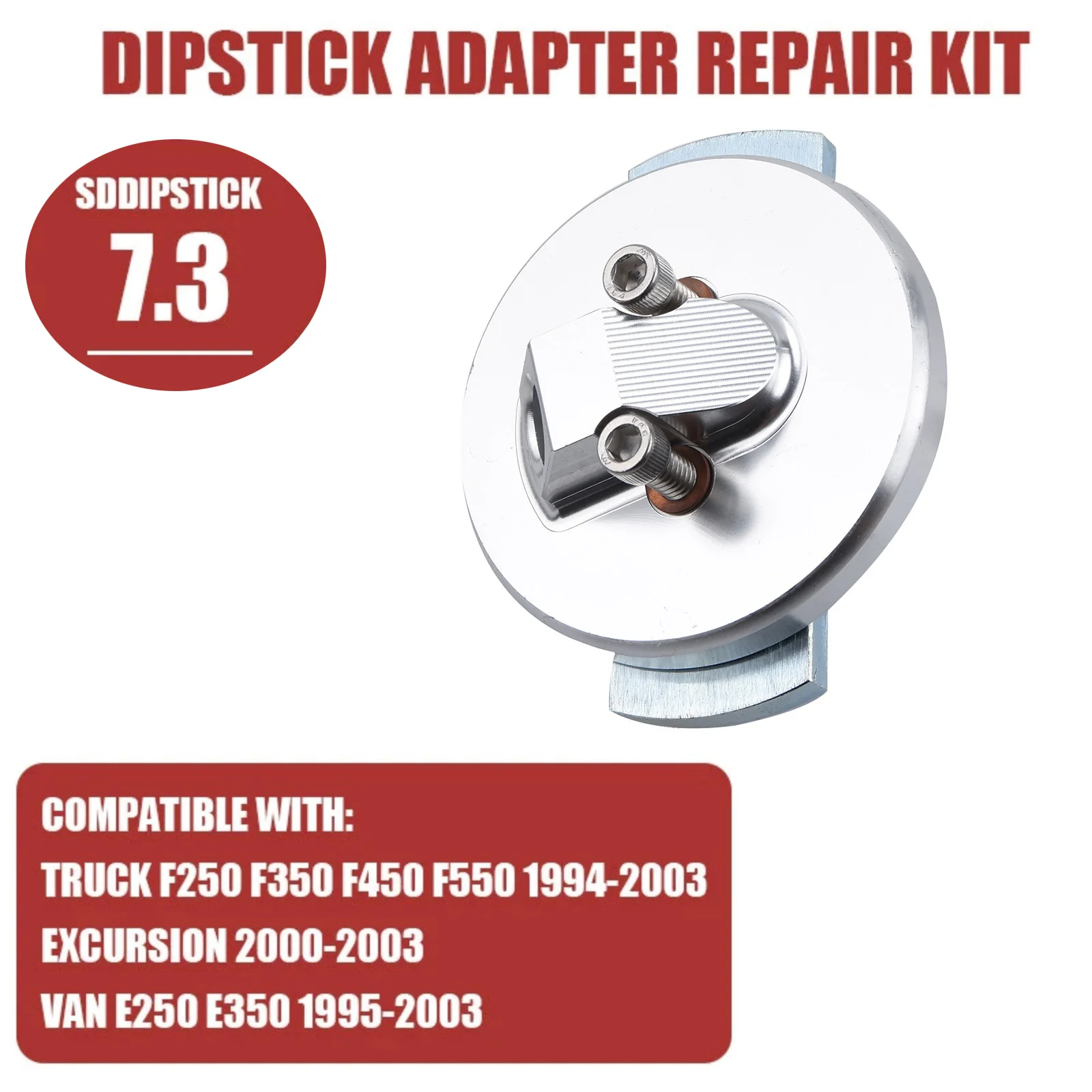 Dipstick Adapter Repair Kit for Ford 7.3L Powerstroke F250-550 Excursion E250-350 1994-2003 OE F4TZ-6753-A/F4TZ-6751-B
Dipstick Adapter Repair Kit for Ford 7.3L Powerstroke F250-550 Excursion E250-350 1994-2003 OE F4TZ-6753-A/F4TZ-6751-B