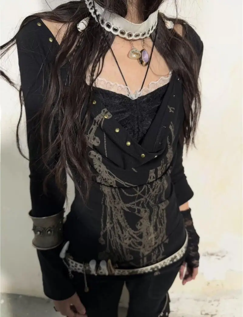 Женская футболка с длинным рукавом Y2K Harajuku Cuteore, модная повседневная женская одежда, стильные универсальные элегантные повседневные топы для женщин
Женская футболка с длинным рукавом Y2K Harajuku Cuteore, модная повседневная женская одежда, стильные универсальные элегантные повседневные топы для женщин