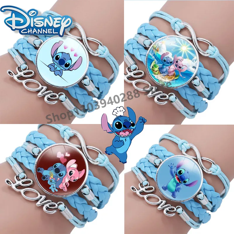 Disney Stitch Bracelet Leather Multilayer Cute Cartoon Character Fashion Adjustable Bracelet Accessory For Kawaii Boys Girl Gift
Disney Stitch Bracelet Leather Multilayer Cute Cartoon Character Fashion Adjustable Bracelet Accessory For Kawaii Boys Girl Gift