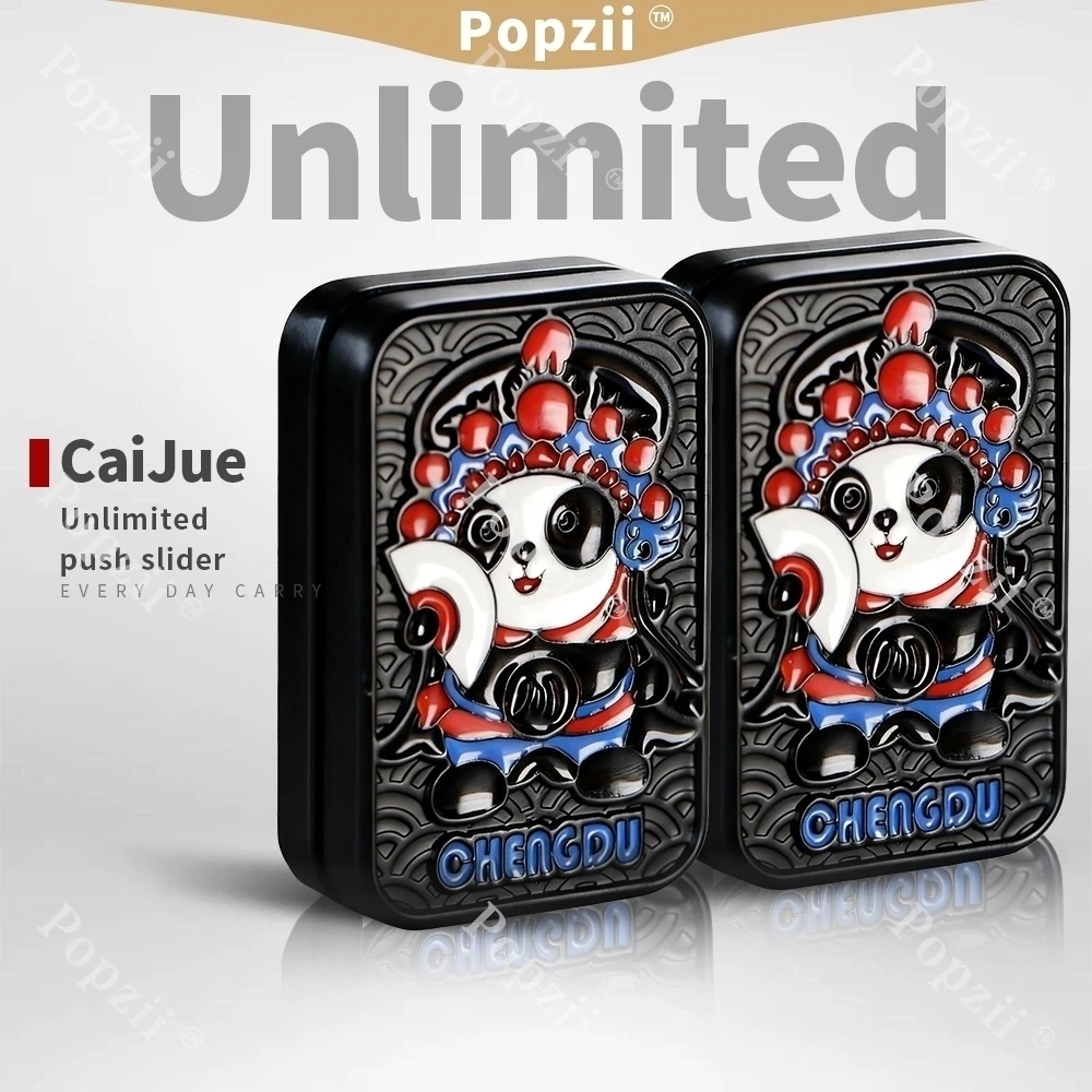 Caijue EDC Face-Changing Panda Unlimited Push Slider Fidgeting Toys Zinc Alloy Fingertip Tricks EDC Flips Anxiety Toys
Caijue EDC Face-Changing Panda Unlimited Push Slider Fidgeting Toys Zinc Alloy Fingertip Tricks EDC Flips Anxiety Toys
