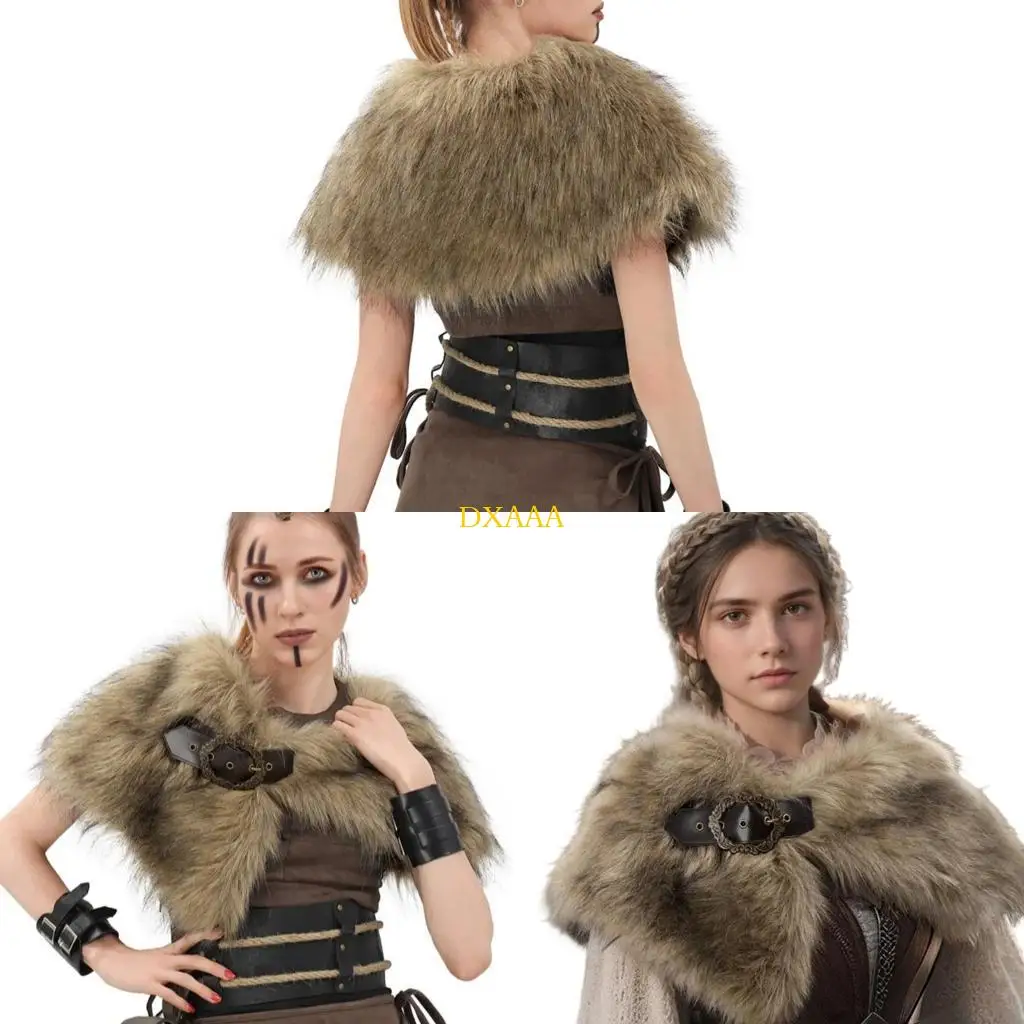DXAA Friendly Artificial Furs Shawl Cold Weather And Fashion Shows Costume Accessory For Larp And Renaissances Fairs
DXAA Friendly Artificial Furs Shawl Cold Weather And Fashion Shows Costume Accessory For Larp And Renaissances Fairs