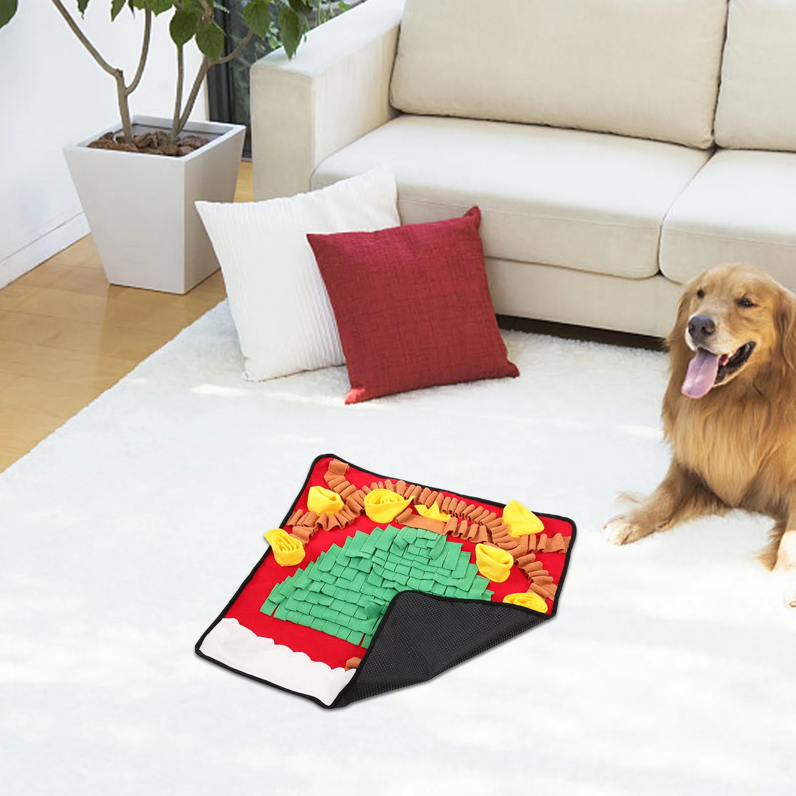 Pet Snuffle Dog Foraging Mat Slow Feeding Puzzle Anti-Slip Easy Clean Interactive Dog Mat For Puppies Pets
Pet Snuffle Dog Foraging Mat Slow Feeding Puzzle Anti-Slip Easy Clean Interactive Dog Mat For Puppies Pets