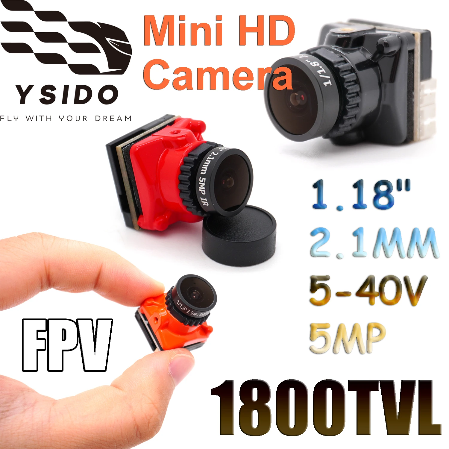 Мини-камера FPV HD 1800TVL 5MP 2,1 мм 1/1,8-дюймовый датчик HDR NTSC/PAL с переключением для RC FPV Drone Racing Airplane Upgrade Parts
Мини-камера FPV HD 1800TVL 5MP 2,1 мм 1/1,8-дюймовый датчик HDR NTSC/PAL с переключением для RC FPV Drone Racing Airplane Upgrade Parts