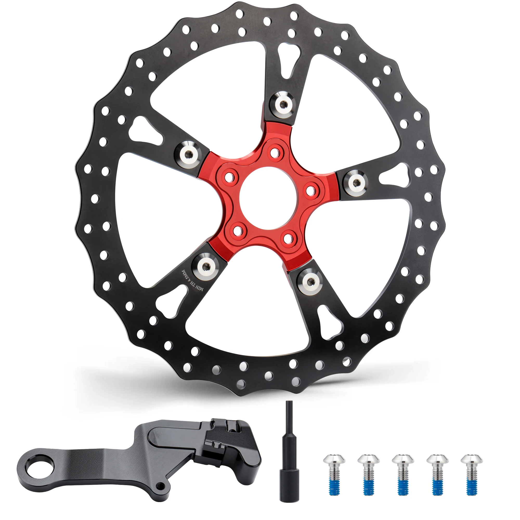 Softail 13" Rear Brake Disc Single Rotors 5.8mm for Harley 2018-2024 Low Rider FXST FXDR 114 Street Fat Bob Boy Sport Glide
Softail 13" Rear Brake Disc Single Rotors 5.8mm for Harley 2018-2024 Low Rider FXST FXDR 114 Street Fat Bob Boy Sport Glide