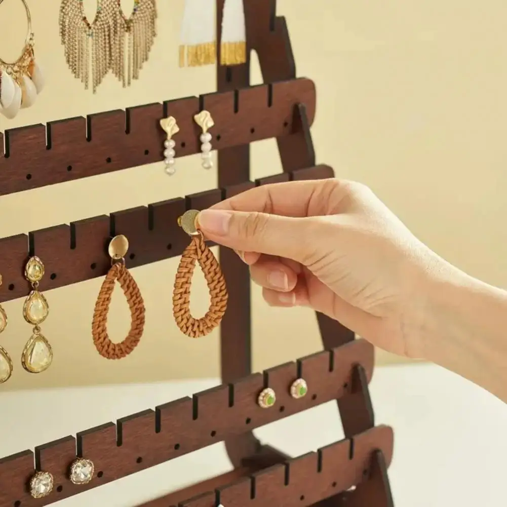 25*11cm Earrings Holder Jewelry Storage Rack Large Capacity Multi-layer Stud Earrings Display Rack Jewelry Holder Organizers 
25*11cm Earrings Holder Jewelry Storage Rack Large Capacity Multi-layer Stud Earrings Display Rack Jewelry Holder Organizers