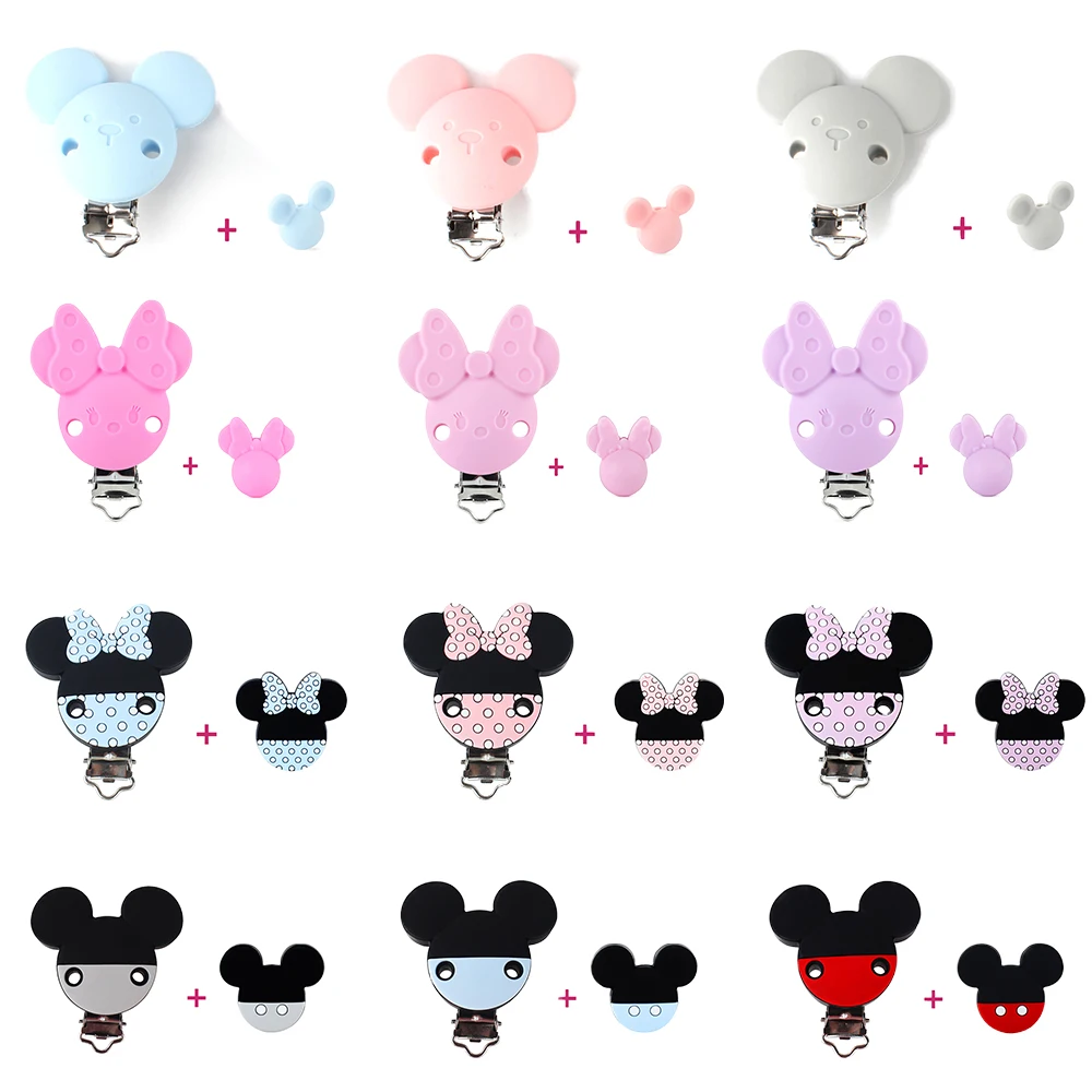 2Pcs Silicone Beads Clips Cartoon DIY Pacifier Chain Food Grade Baby Jewelry Pendant Baby Accessories For DIY Chain Making
2Pcs Silicone Beads Clips Cartoon DIY Pacifier Chain Food Grade Baby Jewelry Pendant Baby Accessories For DIY Chain Making