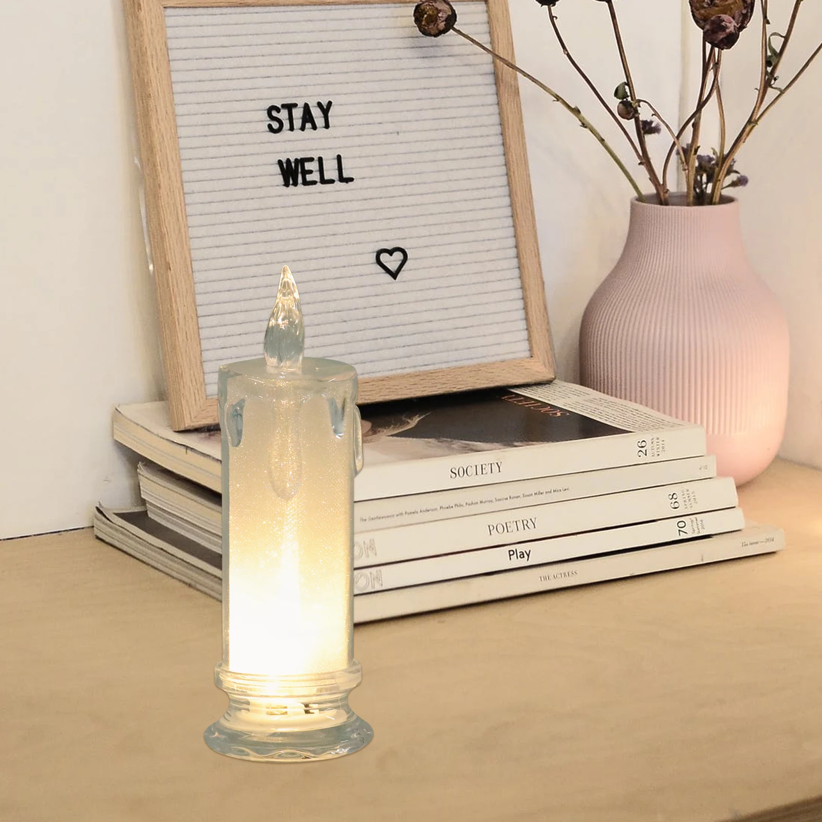 6pcs Electronic Candles Flameless Flickering Votive Retro Home Decoration Decorative Lamp Indoor Outdoor Lighting
6pcs Electronic Candles Flameless Flickering Votive Retro Home Decoration Decorative Lamp Indoor Outdoor Lighting