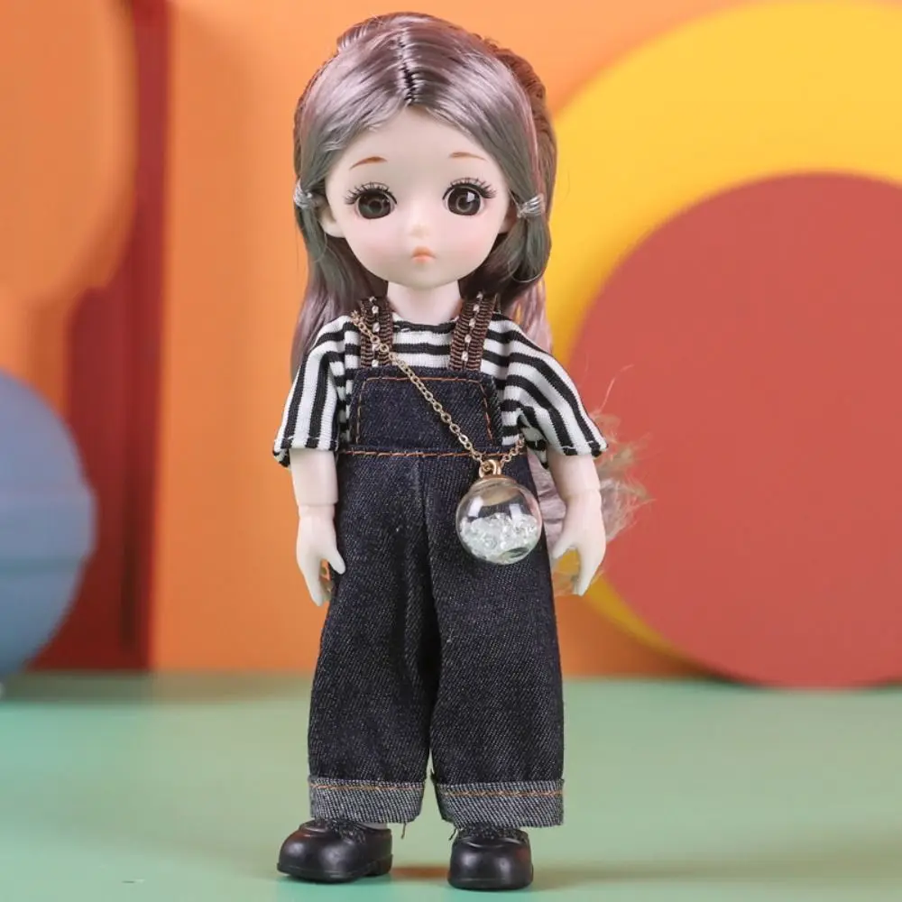 with Clothes BJD Dolls 13 Movable Joints PVC Simulated Eye Hinge Doll 1/12 BJD Enamel Removable Joints Doll Kids Toy
with Clothes BJD Dolls 13 Movable Joints PVC Simulated Eye Hinge Doll 1/12 BJD Enamel Removable Joints Doll Kids Toy