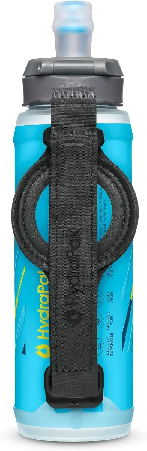 Collapsible Handheld Running Water Bottle with Adjustable Strap, Lightweight, Spill-Proof Cap for Outdoor Sports
Collapsible Handheld Running Water Bottle with Adjustable Strap, Lightweight, Spill-Proof Cap for Outdoor Sports