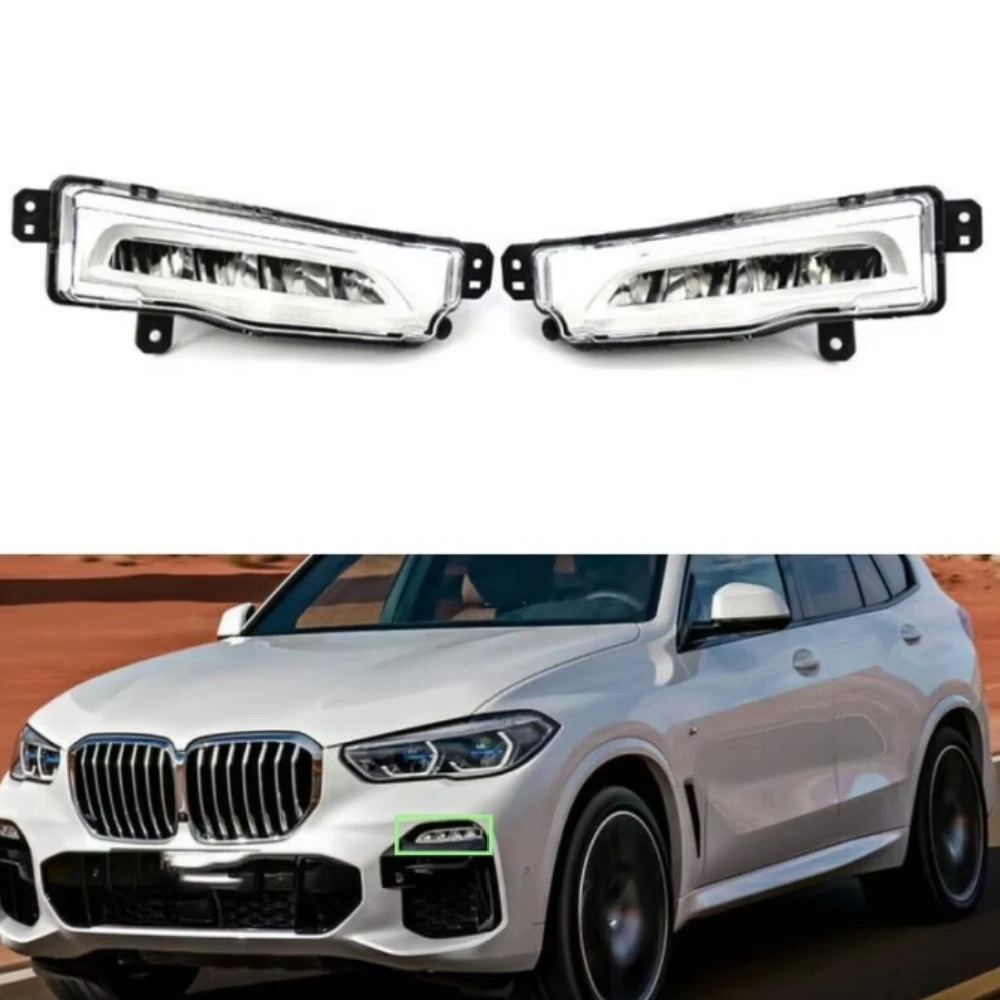 X-T Front bumper fog lights 63177406365 63177406366 For BMW X5 X6 X7 G05 G06 G07 2019-2022 
X-T Front bumper fog lights 63177406365 63177406366 For BMW X5 X6 X7 G05 G06 G07 2019-2022