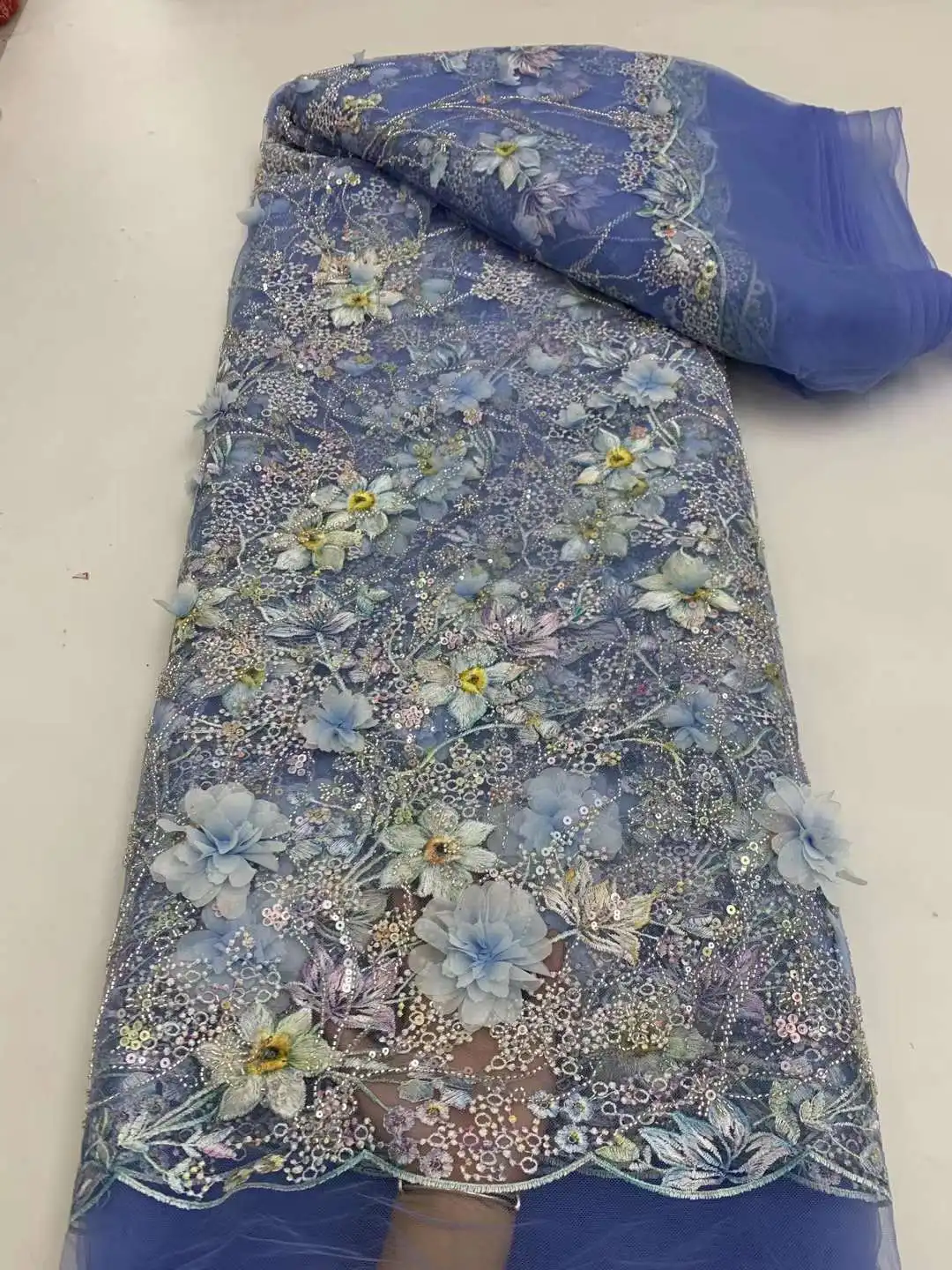 High Quality African Nigerian 3D applique Lace Flower Fabric For Wedding With sequin Groom Embroidery French Lace Fabrics XB
High Quality African Nigerian 3D applique Lace Flower Fabric For Wedding With sequin Groom Embroidery French Lace Fabrics XB