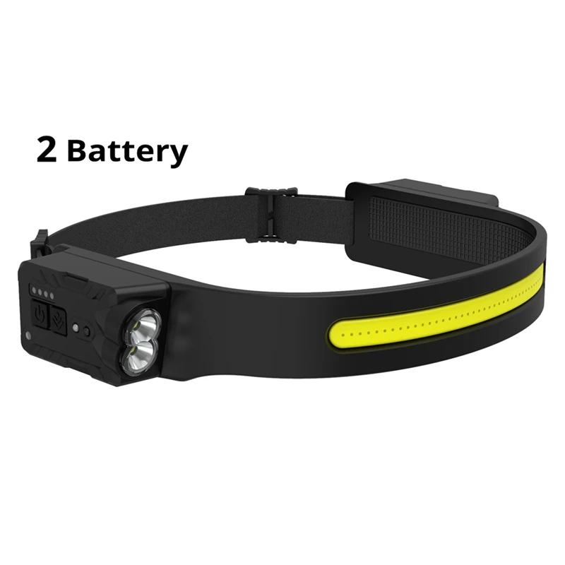 DW-COB LEDHeadlamp Induction HeadLamp BuiltinBattery Rechargeable HeadFlashlight for Outdoor Camping Fishing Sensor
DW-COB LEDHeadlamp Induction HeadLamp BuiltinBattery Rechargeable HeadFlashlight for Outdoor Camping Fishing Sensor