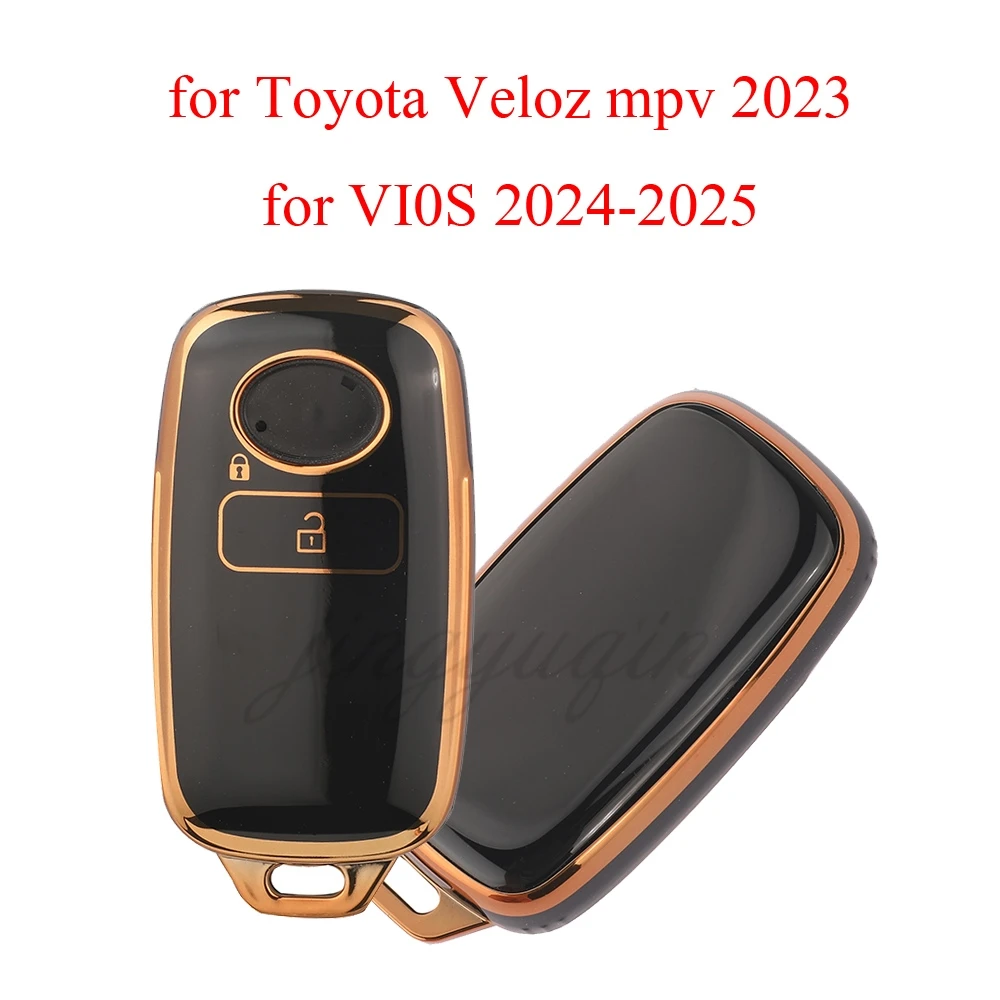 Jingyuqin, 2 кнопки, мягкий чехол из ТПУ, чехол для дистанционного ключа автомобиля, брелок для Toyota Veloz mpv 2023 VI0S 2024-2025, защитные аксессуары
Jingyuqin, 2 кнопки, мягкий чехол из ТПУ, чехол для дистанционного ключа автомобиля, брелок для Toyota Veloz mpv 2023 VI0S 2024-2025, защитные аксессуары